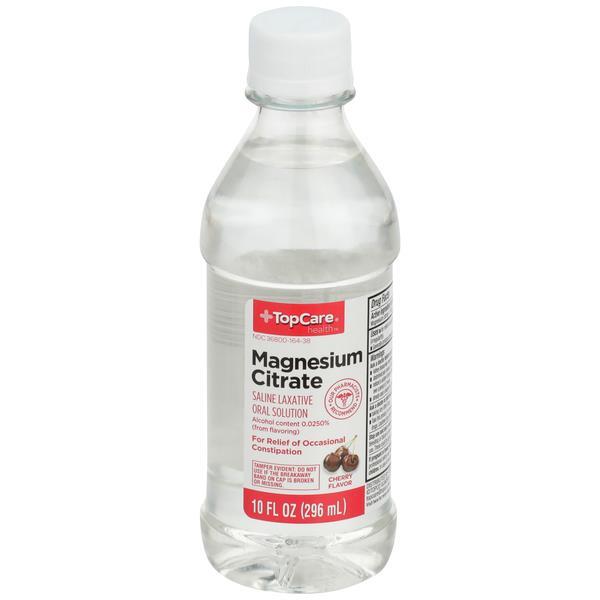 TopCare Health Magnesium Citrate, Cherry Flavor | Hy-Vee Aisles Online ...