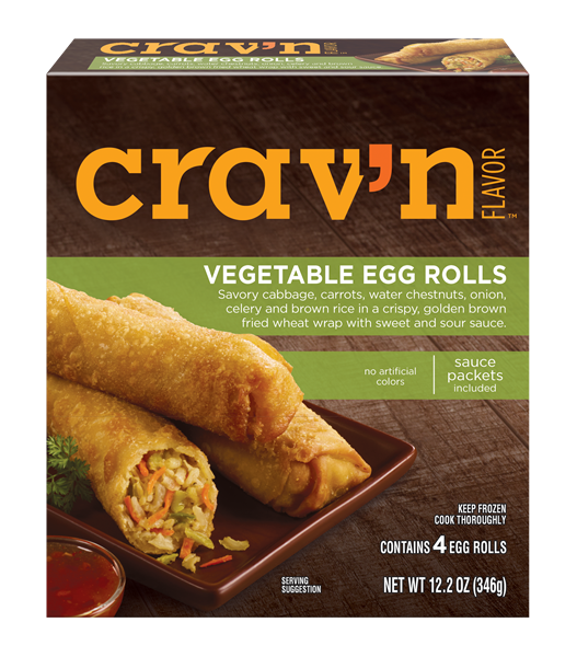 Crav'N Flavor Vegetable Egg Rolls HyVee Aisles Online Grocery Shopping