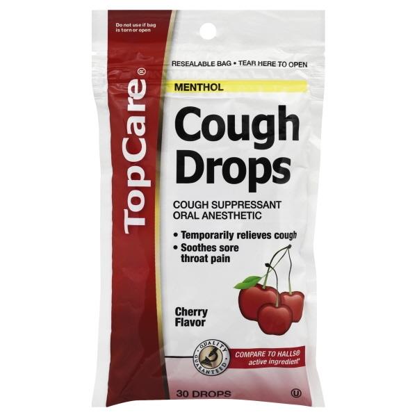 TopCare Menthol Cherry Flavor Cough Drops HyVee Aisles Online