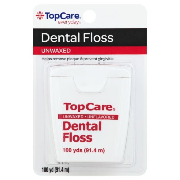 TopCare Everyday Unwaxed Unflavored Dental Floss | Hy-Vee Aisles Online ...