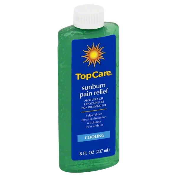 pain relief for sun burn