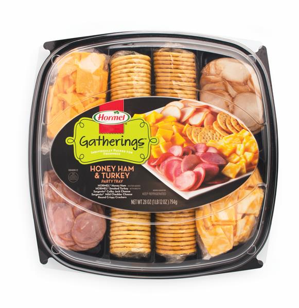 Hormel Turkey & Ham with Cheese & Crackers Party Tray | Hy-Vee Aisles ...