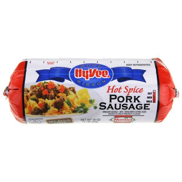 HyVee Blue Ribbon Hot Spice Pork Sausage HyVee Aisles Online