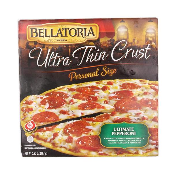 Bellatoria Ultra Thin Crust Ultimate Pepperoni, Personal Size | Hy-Vee ...