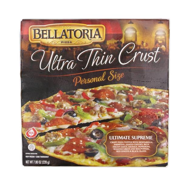 Bellatoria Ultra Thin Crust Personal Size Ultimate Supreme Pizza HyVee Aisles Online Grocery