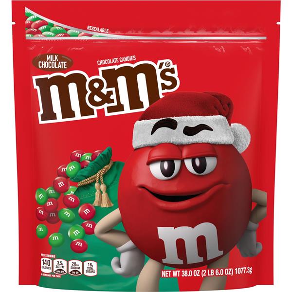 M&M's Milk Chocolate Candies Ornament Christmas Tin, 0.93 oz - Fry's Food  Stores