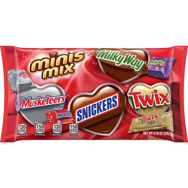 Snickers Twix Milky Way And 3 Musketeers Valentines Day Chocolate