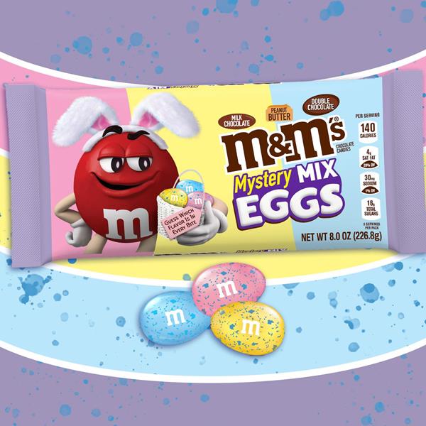Easter M&m Eggs Candy Wrapper Purse/bag. Vinyl Candy Bag. 
