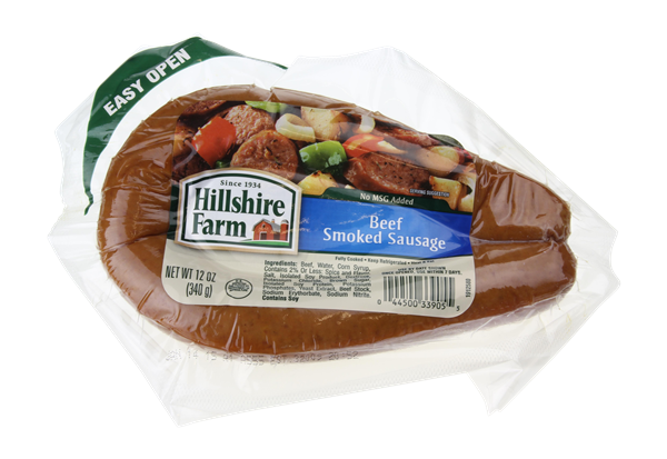 Hillshire Farm Beef Smoked Sausage | Hy-Vee Aisles Online Grocery Shopping