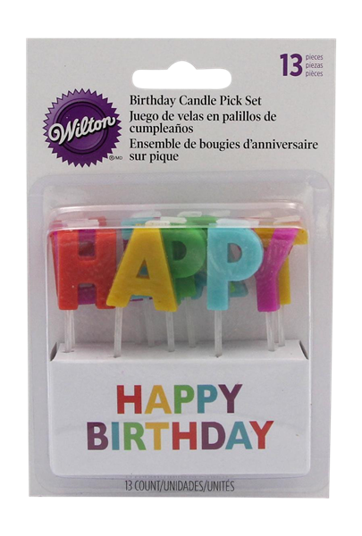 Wilton Happy Birthday Candle Pick Set Hy Vee Aisles Online Grocery Shopping
