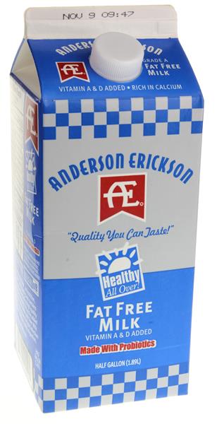 AE Fat Free Skim Milk | Hy-Vee Aisles Online Grocery Shopping
