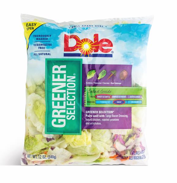 Dole Salad Mix Greener Selection 12 oz. Bag HyVee Aisles Online