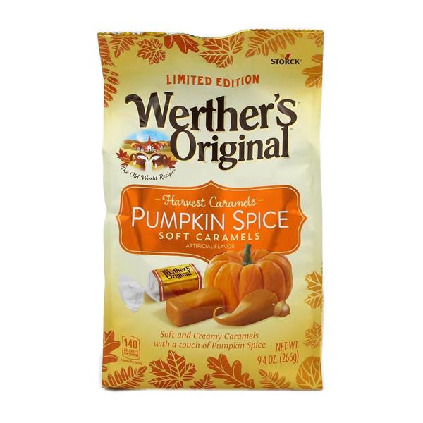 Halloween Werthers Original Pumpkin Spice Soft Caramels HyVee Aisles
