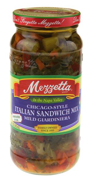 Mezzetta Chicago Style Italian Sandwich Mix Mild Giardiniera Hy Vee