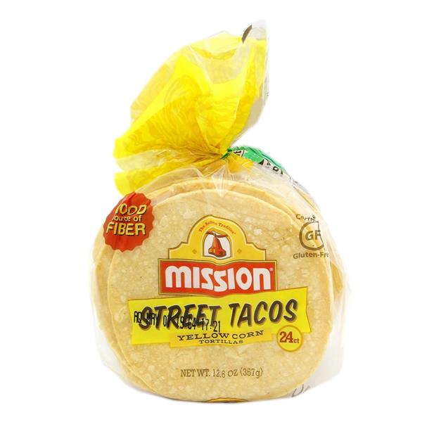 Mission Street Tacos Yellow Corn Tortillas 24ct Hy Vee Aisles Online Grocery Shopping 3490