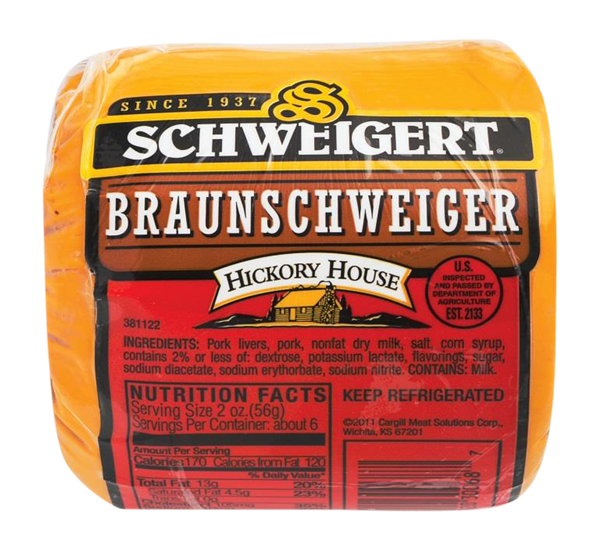 Schweigert Braunschweiger HyVee Aisles Online Grocery Shopping