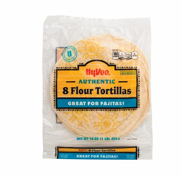 HyVee Fajita Size Flour Tortillas 8Ct HyVee Aisles Online Grocery