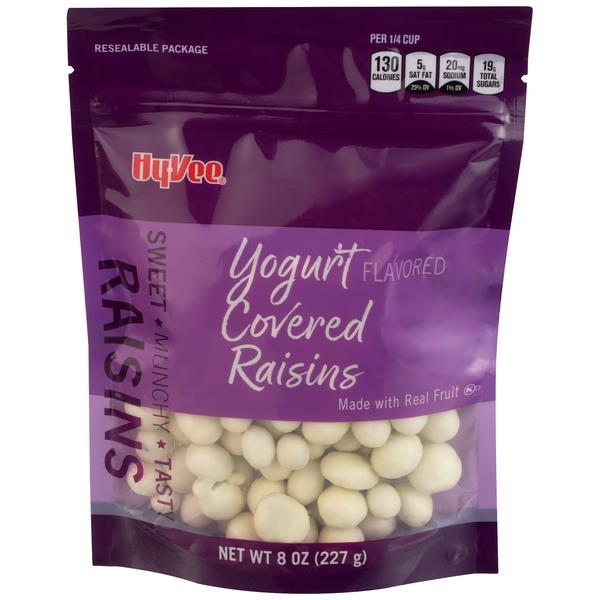 HyVee Vanilla Yogurt Covered Raisins Fruit HyVee Aisles Online