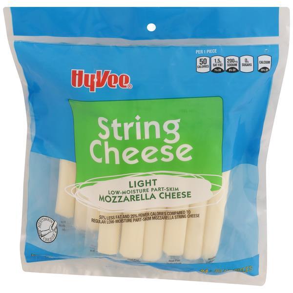 HyVee Light String Cheese Mozzarella 24 Count HyVee Aisles Online