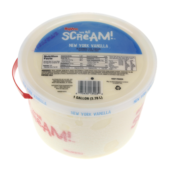 HyVee We All Scream! New York Vanilla Ice Cream HyVee Aisles Online
