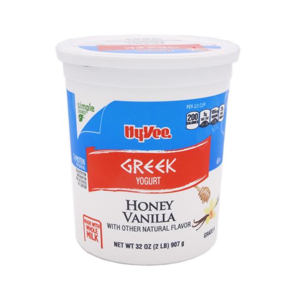 HyVee Honey Vanilla Greek Yogurt HyVee Aisles Online Grocery Shopping