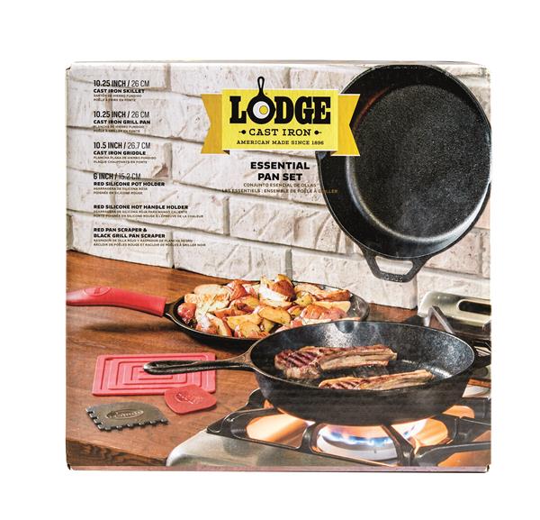 Lodge Essential Cast Iron Pan Set