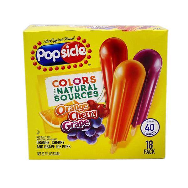 Popsicle Orange Cherry Grape 18Pk HyVee Aisles Online Grocery Shopping