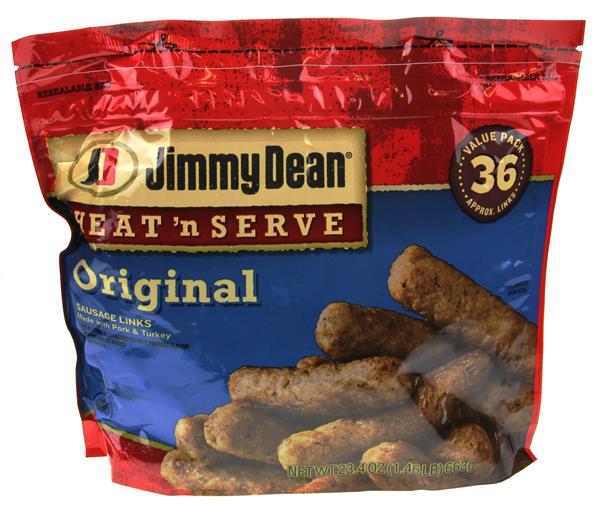 Jimmy Dean Heat 'n Serve Original Sausage Links 36 Count HyVee