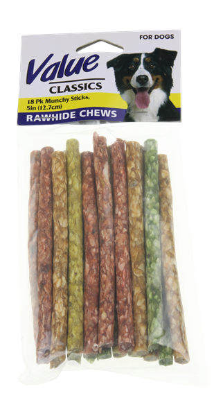 small rawhide chew sticks