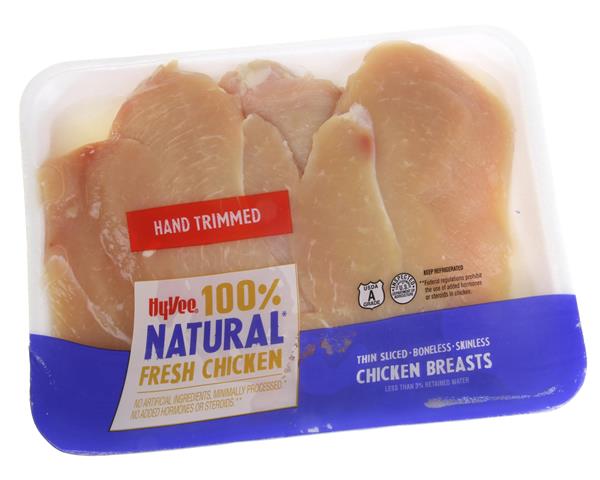 Hy-Vee Trimmed & Ready Chicken Boneless Skinless Breasts - Thin