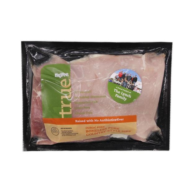 HyVee True Boneless Pork Country Style Ribs HyVee Aisles Online Grocery Shopping