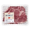 Hy-Vee Blue Ribbon Bone-In Pork Shoulder Blade Steak Value Pack