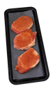PORK LOIN RIB EYE CHOPS SEASONED 5oz. ea.