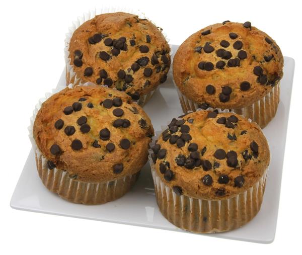 Loaded Jumbo Chocolate Chip Muffins 4Ct HyVee Aisles Online Grocery
