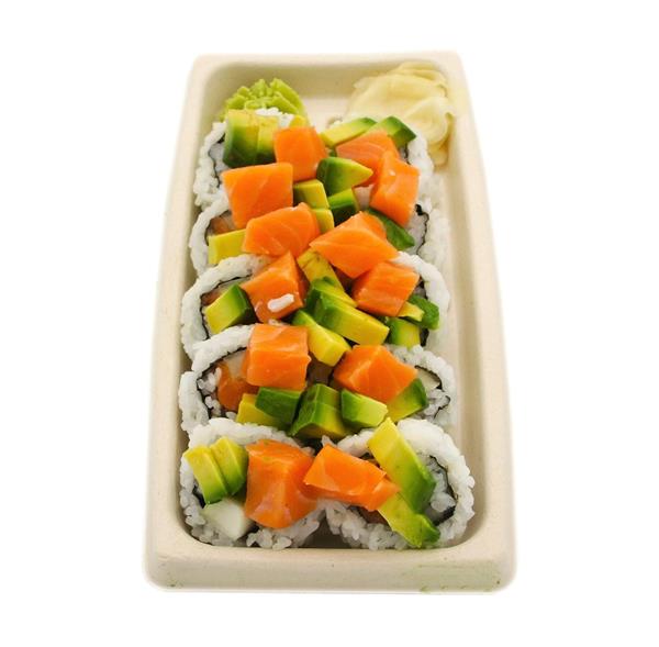 Nori Sushi Rock N Roll Salmon 10 piece  Hy Vee Aisles Online Grocery  