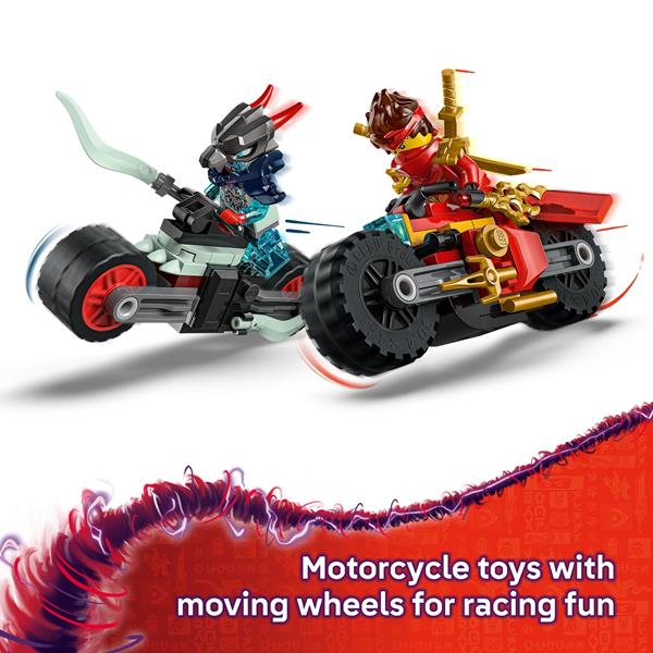 LEGO NINJAGO Kai's Motorcycle Speed Race Kids Toy 71838, 79 Pieces