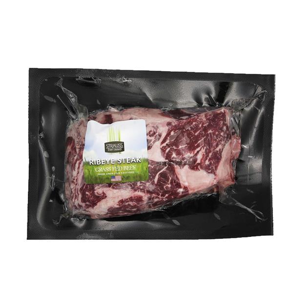 Strauss Ribeye Steak Grass Fed Beef HyVee Aisles Online Grocery Shopping