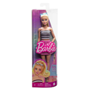 Barbie Fashionistas Doll #213, Blonde With Striped Top, Pink Skirt & Sunglasses, 65th Anniversary, 3+