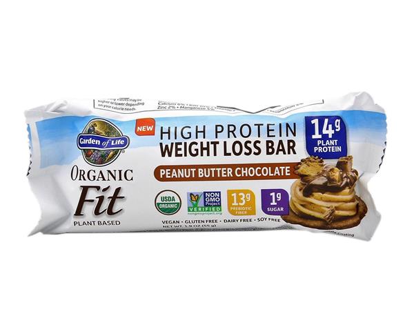 Garden Of Life Organic Fit High Protein Weight Loss Bar Peanut