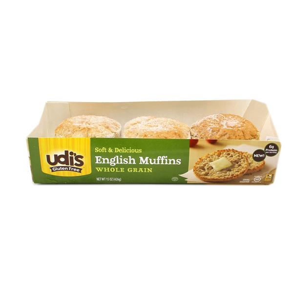 Udi's Gluten Free Whole Grain English Muffins HyVee Aisles Online