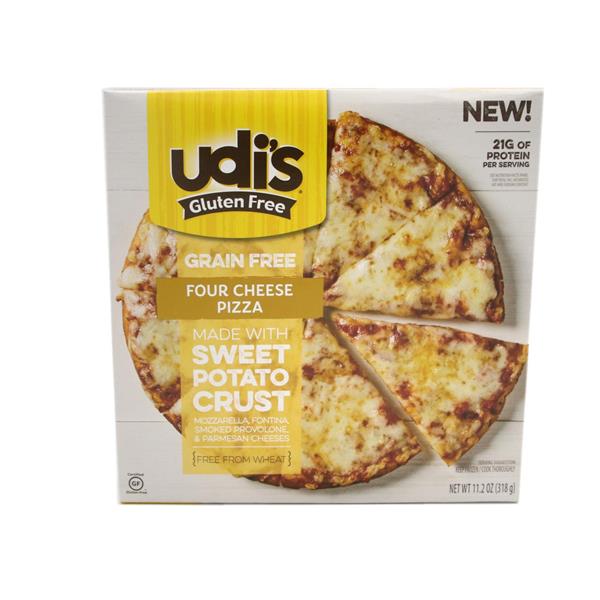 Udi's Gluten Free Grain Free Four Cheese Pizza Made With Sweet Potato