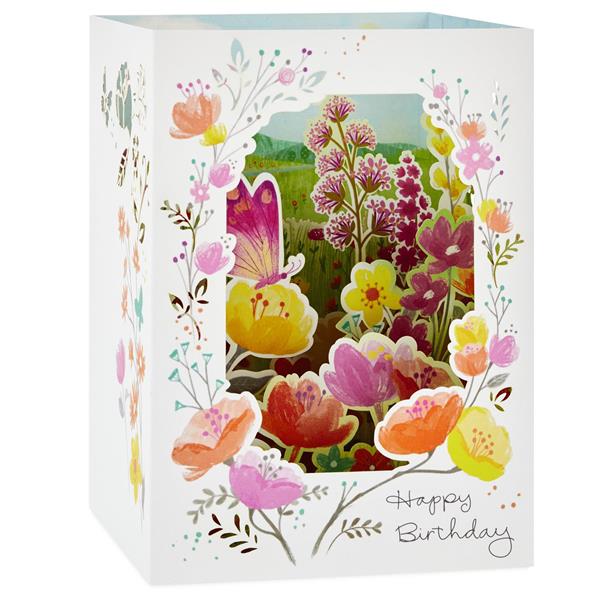 Hallmark Paper Wonder Displayable Pop Up Birthday Card For Her Beautiful Butterflies And Flowers Hy Vee Aisles Online Grocery Shopping