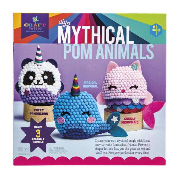 Craft Tastic Mythical Pom Animals Hy Vee Aisles Online Grocery Shopping