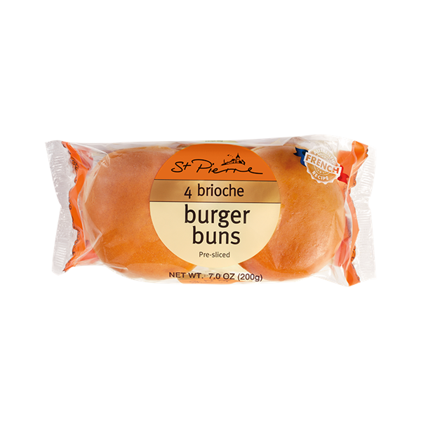 St. Pierre PreSliced Brioche Burger Buns 4ct HyVee Aisles Online
