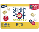 Skinny Pop Butter Microwave Popcorn 12-2.8 Oz