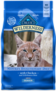 Blue Buffalo Wilderness High Protein, Natural Adult Indoor Dry Cat Food, Chicken 4-lb