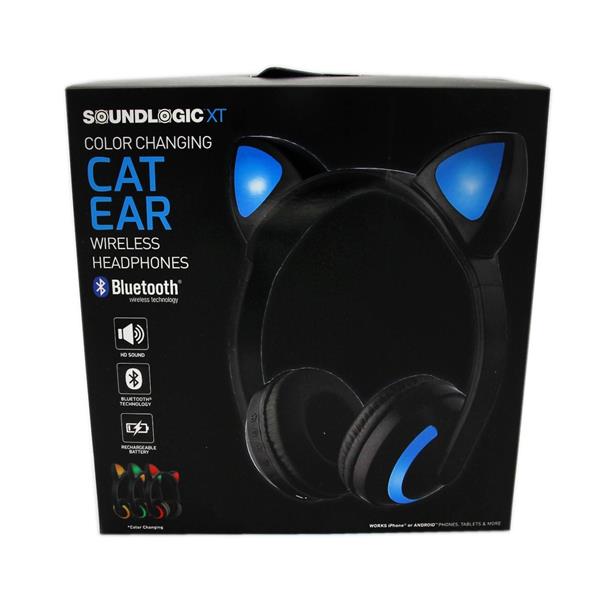 Zee gas bouwer Sound Logic XT Color Changing Cat Ear Wireless Headphones Bluetooth |  Hy-Vee Aisles Online Grocery Shopping