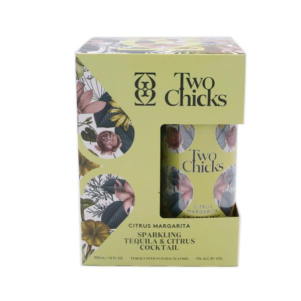 Two Chicks Citrus Margarita Sparkling Tequila & Citrus Cocktail