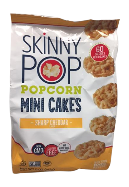 skinny pop cheddar cakes