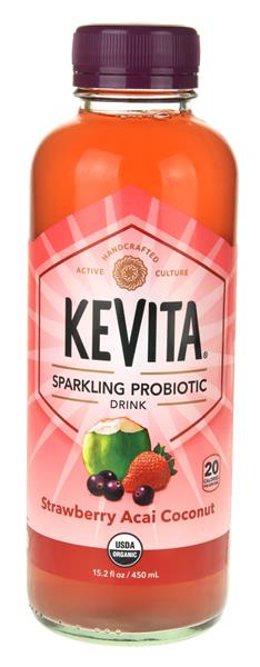 KeVita Sparkling Probiotic Drink Strawberry Acai Coconut | Hy-Vee